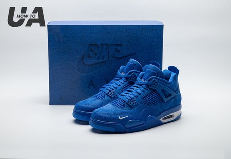 Air Jordan 4 x Nigel Sylvester Brick by Brick Blue Size 40-48.5